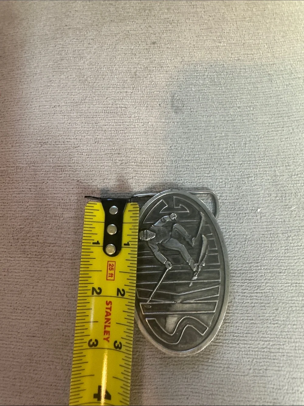 Vintage Pewter Belt Buckle